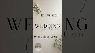 5 Wedding Canva Font Pairings That Look Expensive #shorts #fyp #viral #trending #diywedding