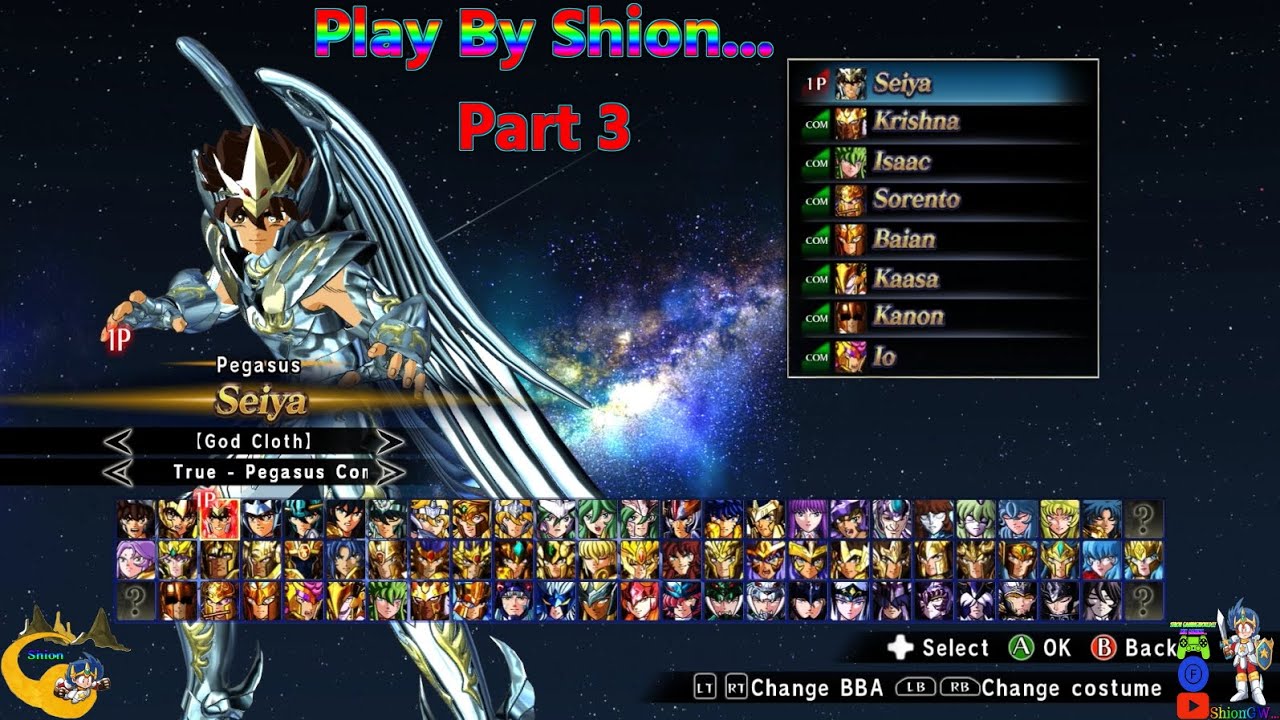 Saint Seiya Soldiers Soul Gameplay Part3 God Cloth Seiya Seiya Shion Youtube