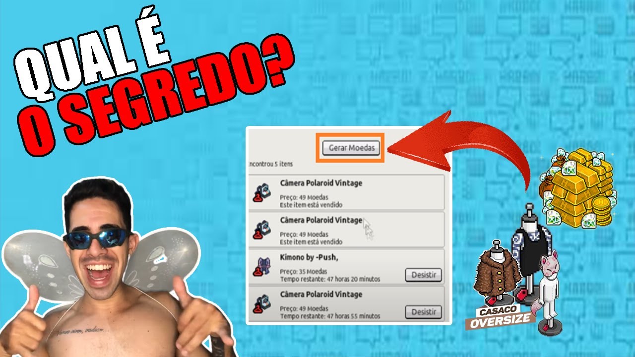 LUCROS COM RAROS NOVO, COMO SABER SE VAI SUBIR OU CAIR? No Habbo Hotel