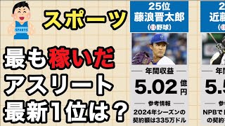 【稼げる競技】日本人アスリート年俸ランキング【TOP25】｜もはや国家予算レベルの金額を稼ぐ男たち。