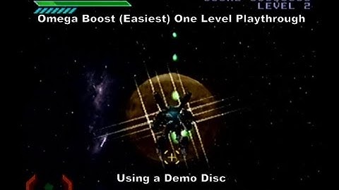 Ps1 Demo Disc 48: Omega Boost One Level Playthrough :D #Playstation #Sony #Demo #DemoDisc