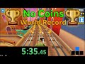 Subway surfers no coins 536 world record