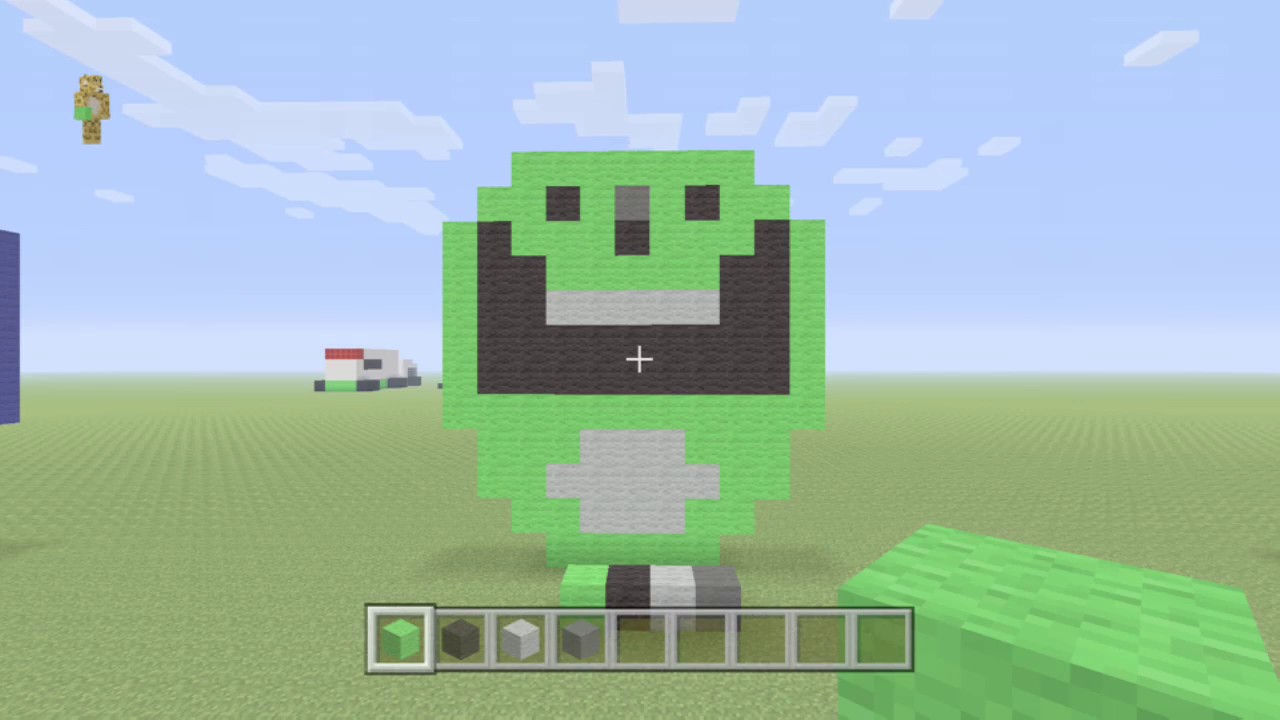 Minecraft: Power Rangers SPD Helmet Tutorial (Green Ranger) - YouTube