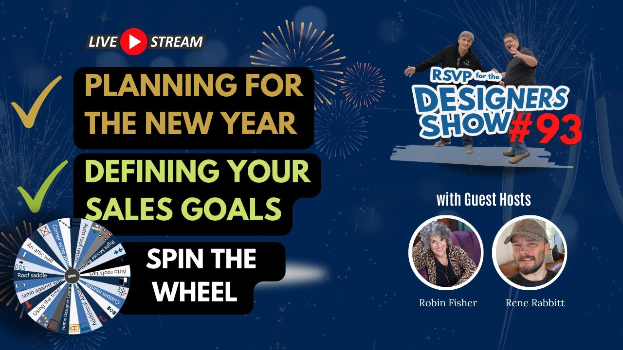 Planning for the New Year, Sales Goals and Spin The Wheel - Designers Show #93