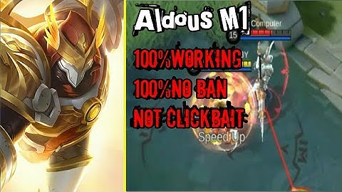 Aldous M1 script full effect