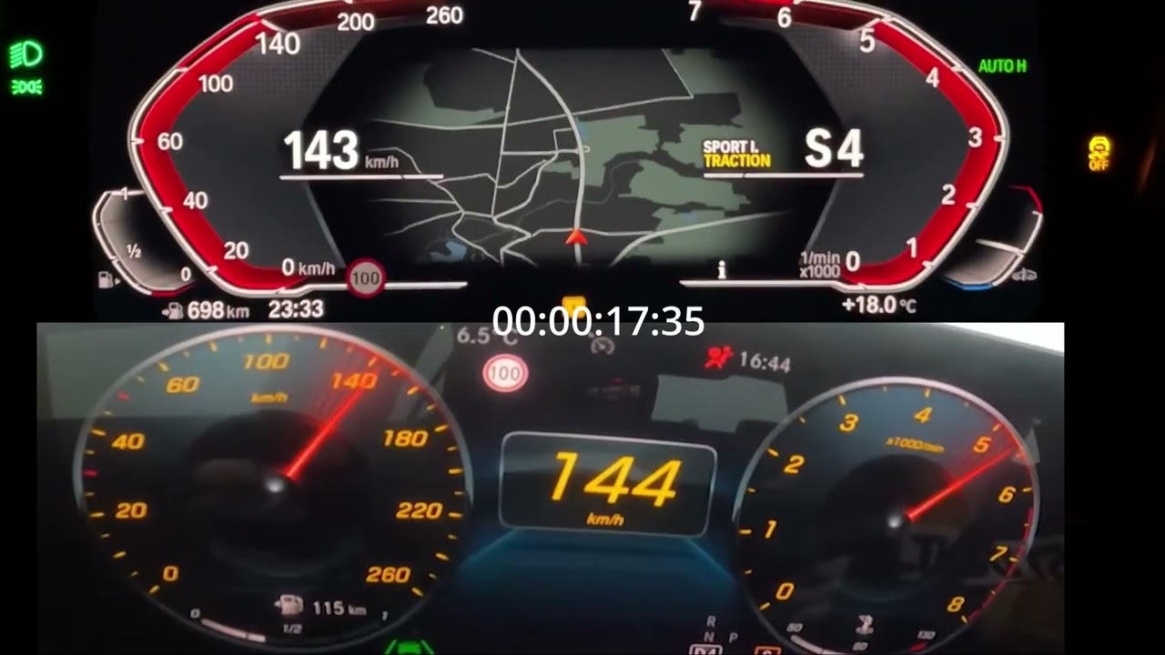 BMW 118i F40 vs. Mercedes A 180 W177 | Acceleration Battle 0-200 kph