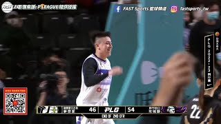田浩 三分線外跨步壓哨上籃 超狂進球攻城獅球迷瞬間沸騰 Plg 台新夢想家 Vs 新竹街口攻城獅