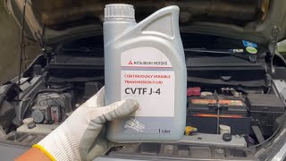 Mitsubishi Mirage CVT Fluid change | Transmission Fluid Replacement