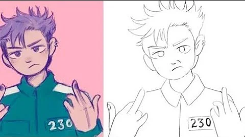 How to Draw THANOS from Squid Game / Easy Drawing Tutorial / Squid Game season 2