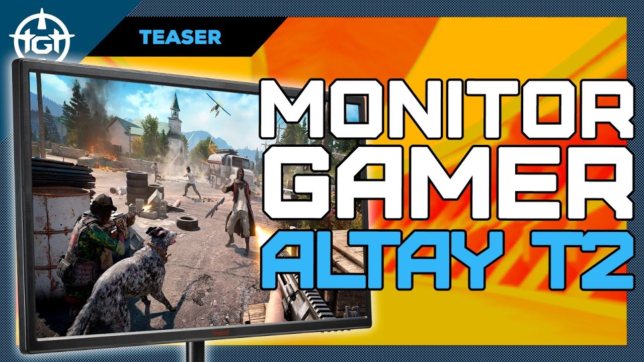 TEASER MONITOR GAMER TGT ALTAY T2 FHD, 1MS, 144HZ Perfeito para