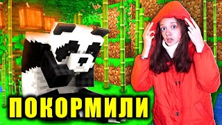 ПОКОРМИЛИ ПЕРВУЮ ПАНДУ 😂 ЭДИСОН И КАТЯ В МАЙНКРАФТ