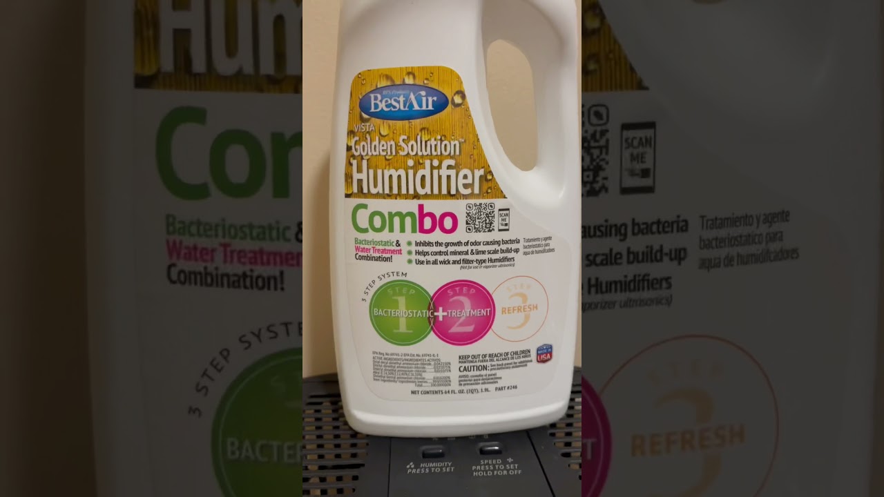 Humidifier Combo Solution - Bacteriostatic Refresh - YouTube Humidifier Combo Solution - Bacteriostatic Refresh - YouTube