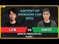 Wc3  orc lyn vs kaho ne  playday 1  ancient of wonders cup 2024