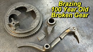 100 Year Old Broken Gear Brazed Back Together