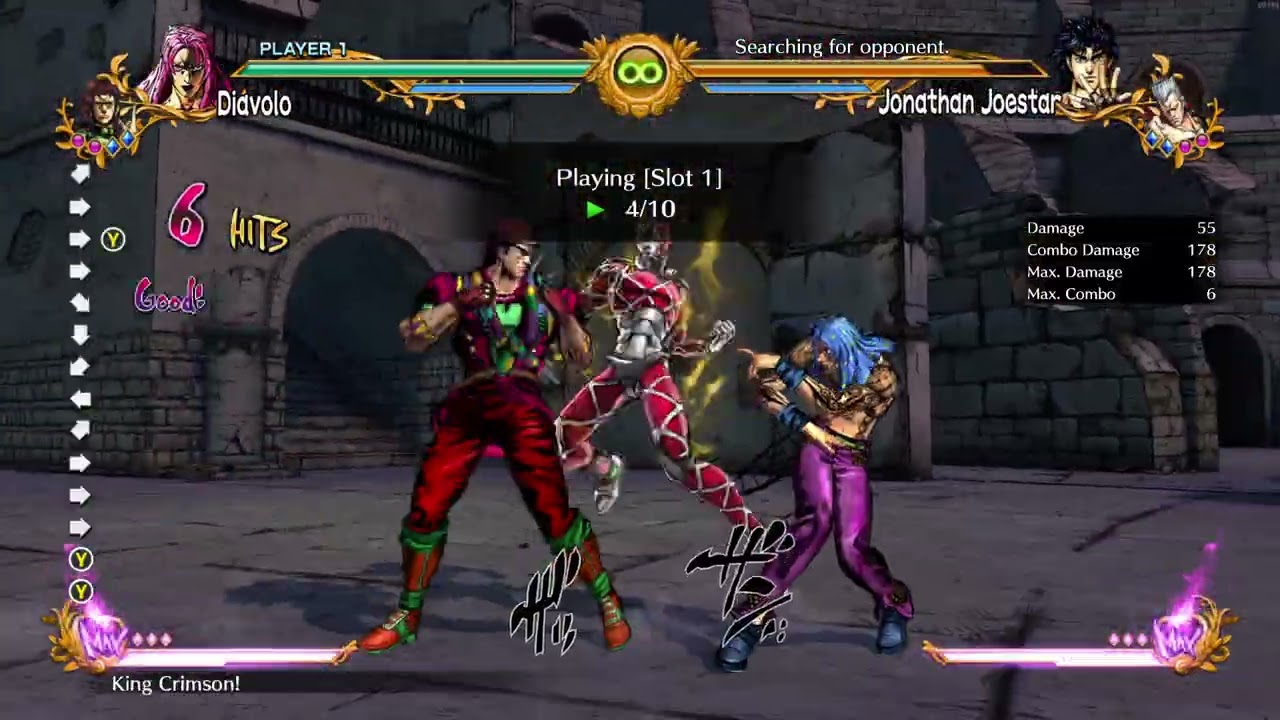 【JoJo ASBR 】Diavolo | s623H Oki Setup | s5H/s63214M |