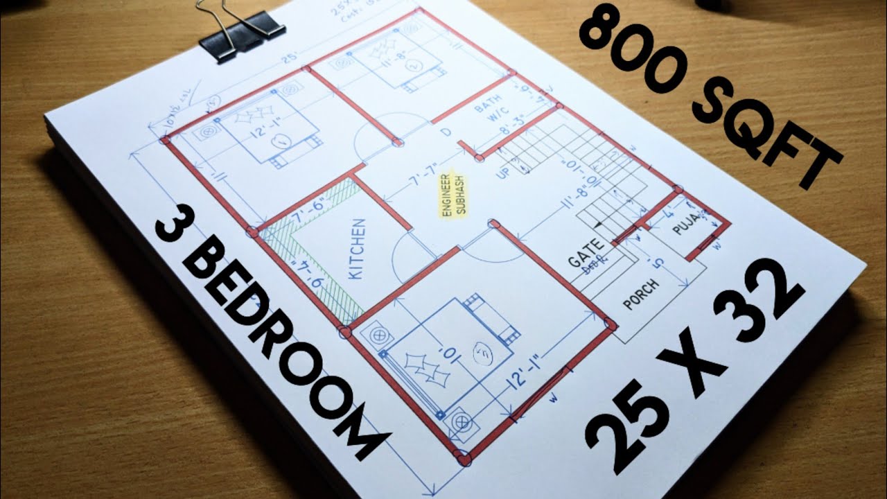 25-x-32-small-village-house-plan-ii-3-bhk-floor-plan-design-ii-25-x-32