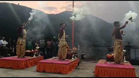 Aarti At Phewa Lake, Pokhara, Nepal