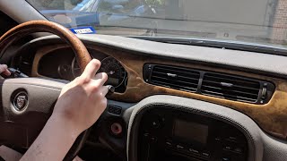 Onboard Jaguar S Type V8 Sound + Acceleration
