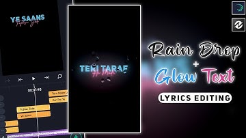 Trending Black Screen Status Editing | Glow Text Effect | Alight Motion Black Screen Video Editing