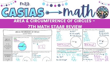 Area and Circumference of Circles | 7th Grade Math STAAR Test Review Lesson
