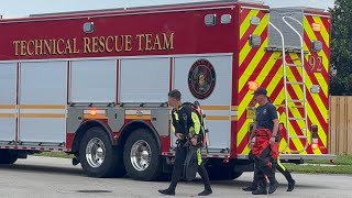 Celebrity **RARE** Sunrise Fire Dept • Technical Rescue Team 92 & Rescue 92 arriving of a Vehicle in Water Net Worth