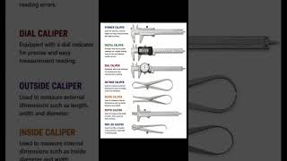 Types of Vernier Caliper /  vernier Caliper / measurement instrument #verniercaliper #tools #tech