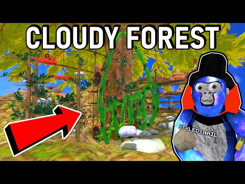 I Turned The NEW MAP Into FOREST in Gorilla Tag VR!!!