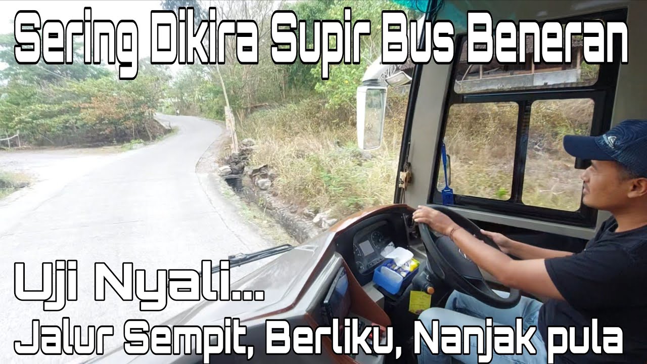 Awalnya Mau Tes Jalan, Jebule Malah Di Tes Nyupir Bus