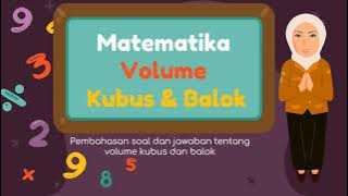 volume kubus dan balok kelas 5
