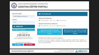 ADÜZEM sosyal medya hesaplarına nasıl ulaşabilirim