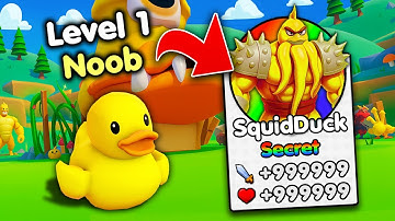 Starting Over as NOOB with OP SECRET in Duck Evolution! (Roblox)