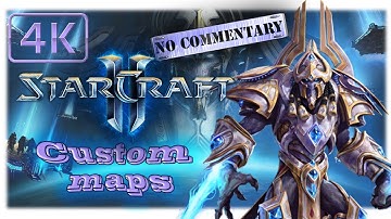 4K UWD | Starcraft 2 Custom + #3  - Line Tower Wars Re-Engineered