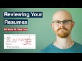 Reviewing Your Data Analyst Resumes | Part 2