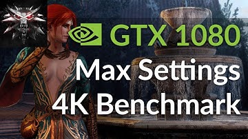 4K Benchmark. How Does Witcher 3 Run On GTX 1080? Frame Rate Test
