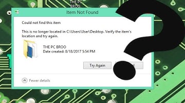 Item Not Found error (How to Delete Undeletable File )
