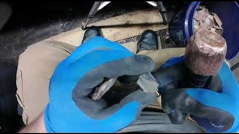 Knapping flint from Nethers