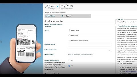 Express shipping your diploma or your transcript step-by-step