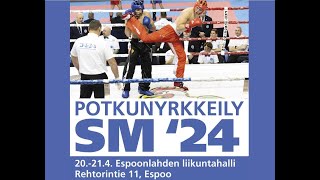 K1 KICKBOXING SM 2024 - 67 kg FINAALI Otso Sivén TFC vs  Lauri Suomela KBT