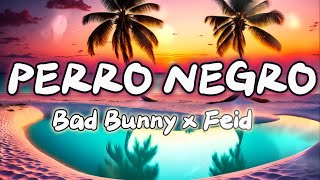 Bad Bunny x Feid - PERRO NEGRO (#lyrics  #letra )