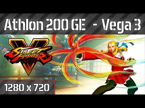 Athlon 3000G + VEGA 3 - Street Fighter V (720p) 2x8GB (PC) Sem Placa de  Vídeo 