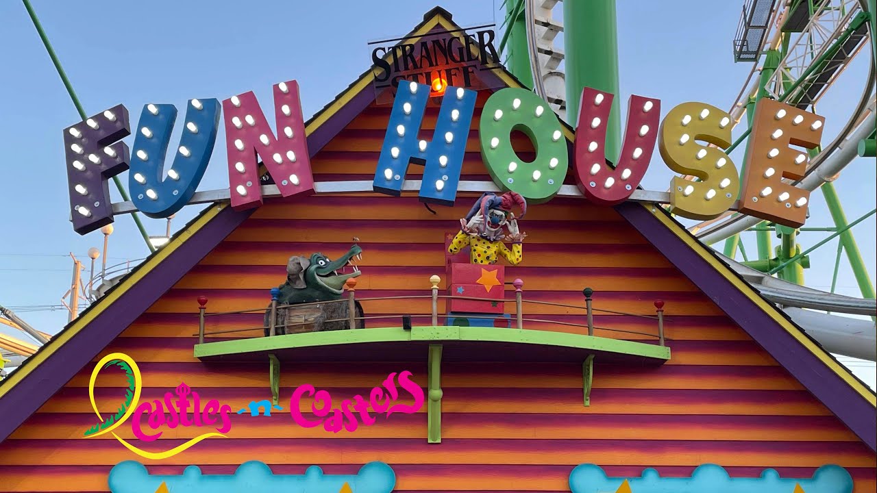 Stranger Stuff Fun House at Castles N' Coaster Full Walkthrough 2021