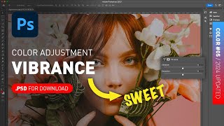 Vibrance Adjustment Layer + PSD File Demonstrated [Photoshop Color for Beginners]