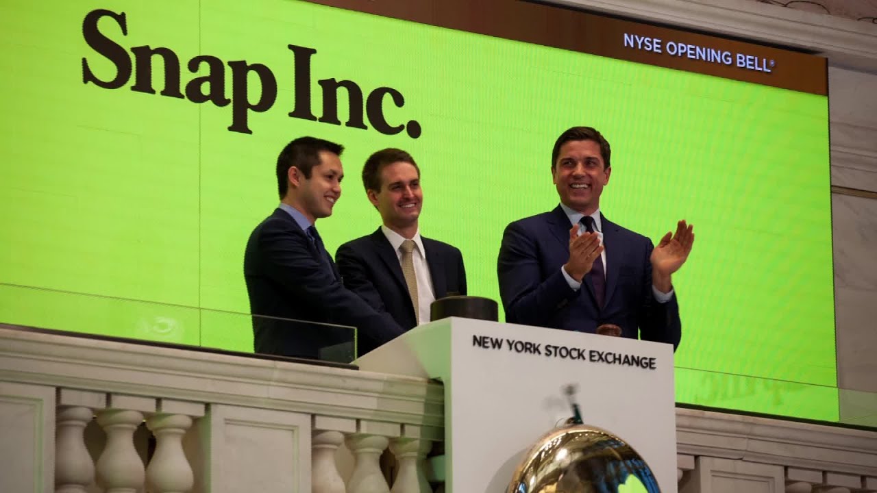 Snap’s CoFounders See 3.2B Gain on Snap Trading Debut YouTube