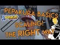 Pepakura basics, Scaling and how to do it.