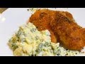 揚げ物の上手な揚げ方：少量の油でサーモンフライ　　How to make salmon fry