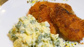 揚げ物の上手な揚げ方：少量の油でサーモンフライ　　How to make salmon fry