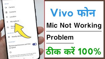 Mic Not Working Problem Solve in Vivo Phone