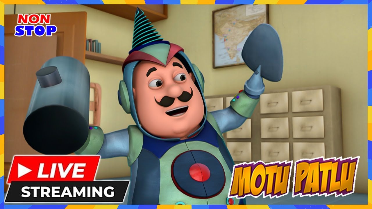 LIVE - Non Stop Motu Patlu | మోటు పాట్లు  #motupatlu #motupatlukijodi #cartoon #motupatlulive