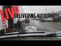 Delivering auto parts,  Ride Along  Live