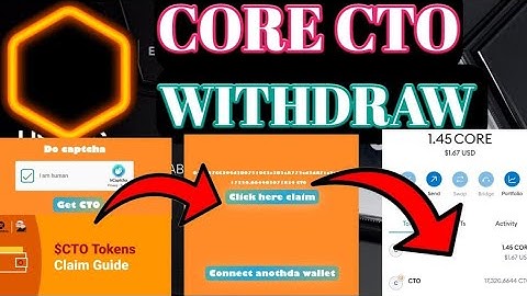 Satoshi Coretardio Token withdraw | CTO TOKEN WITHDRAW | Claim Fast |